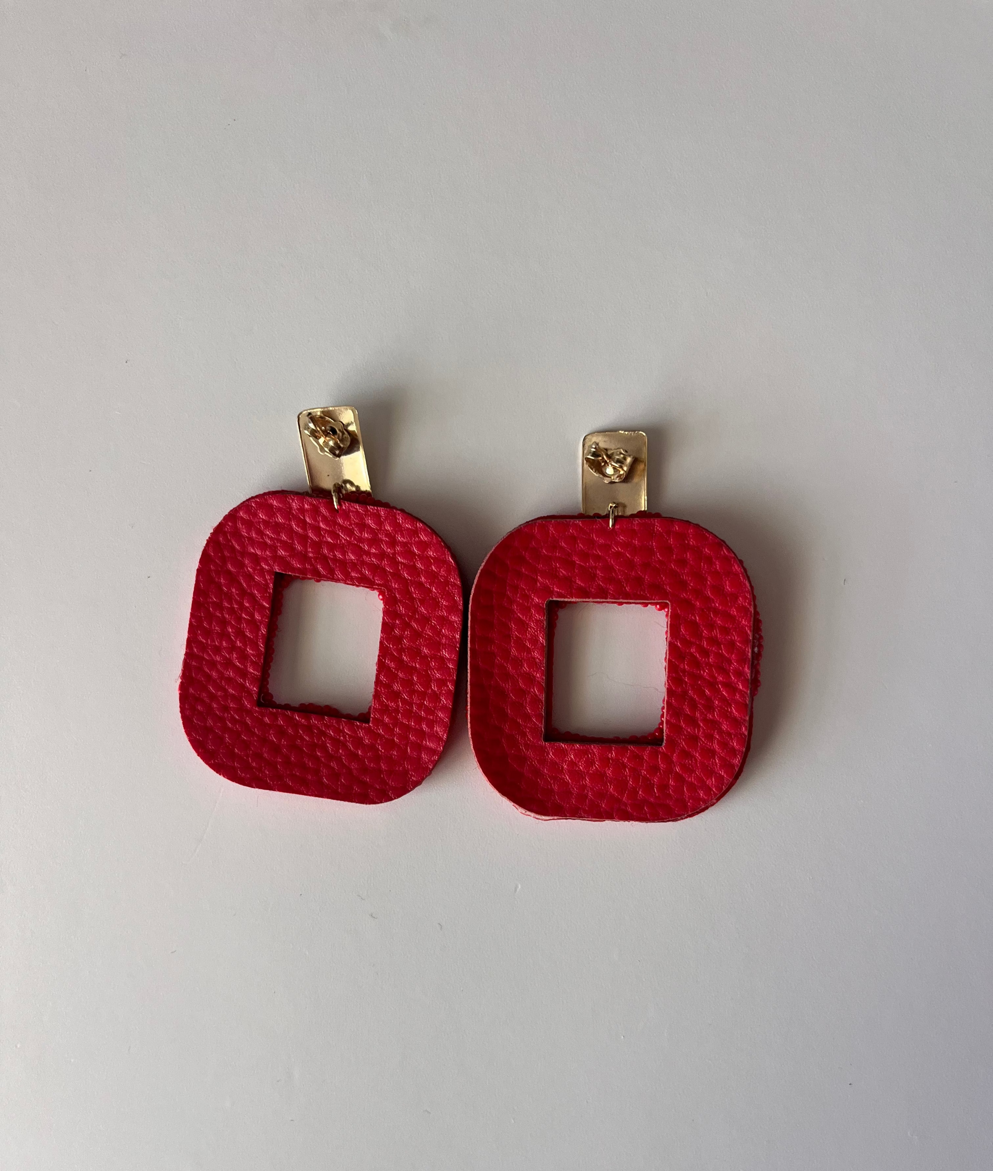Fire Red Earrings